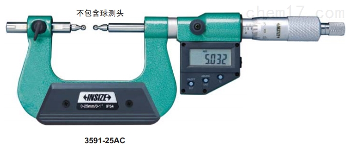 Insize數顯齒輪千分尺3591系列