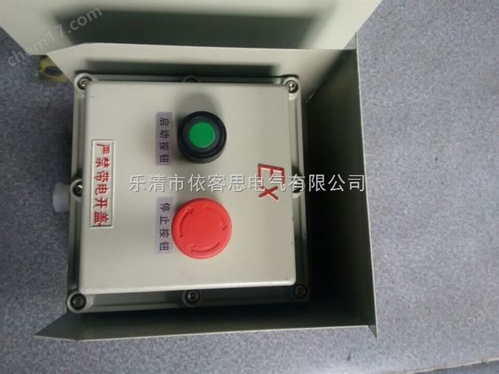 LBZ-A2G防爆控制按鈕箱（帶防雨罩）掛式安裝價格